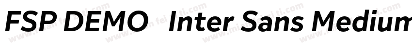 FSP DEMO   Inter Sans Medium Regula字体转换